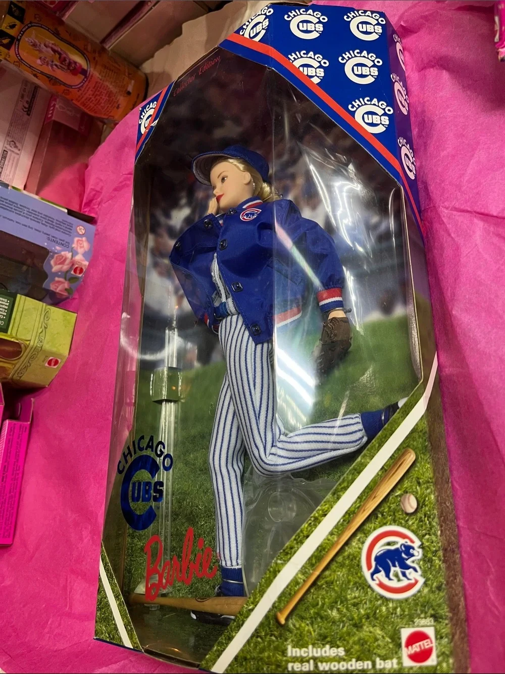 1999 Chicago Cubs Collector Edition Barbie doll by Mattel NRFB